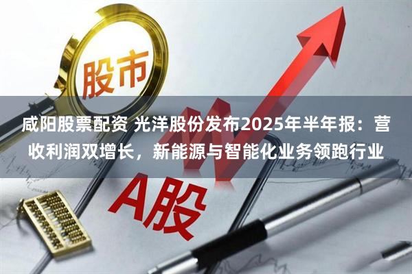 咸阳股票配资 光洋股份发布2025年半年报：营收利润双增长，新能源与智能化业务领跑行业